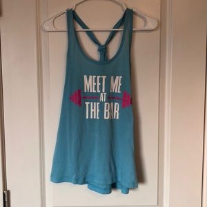 Workout Razor Back tank top